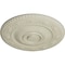 Ekena Millwork Neuveau Ceiling Medallion (Fits Canopies up to 6 3/8"), Hand-Painted Clear Yellow, 24 1/4"OD x 2"P CM24NACYF - alternate 2